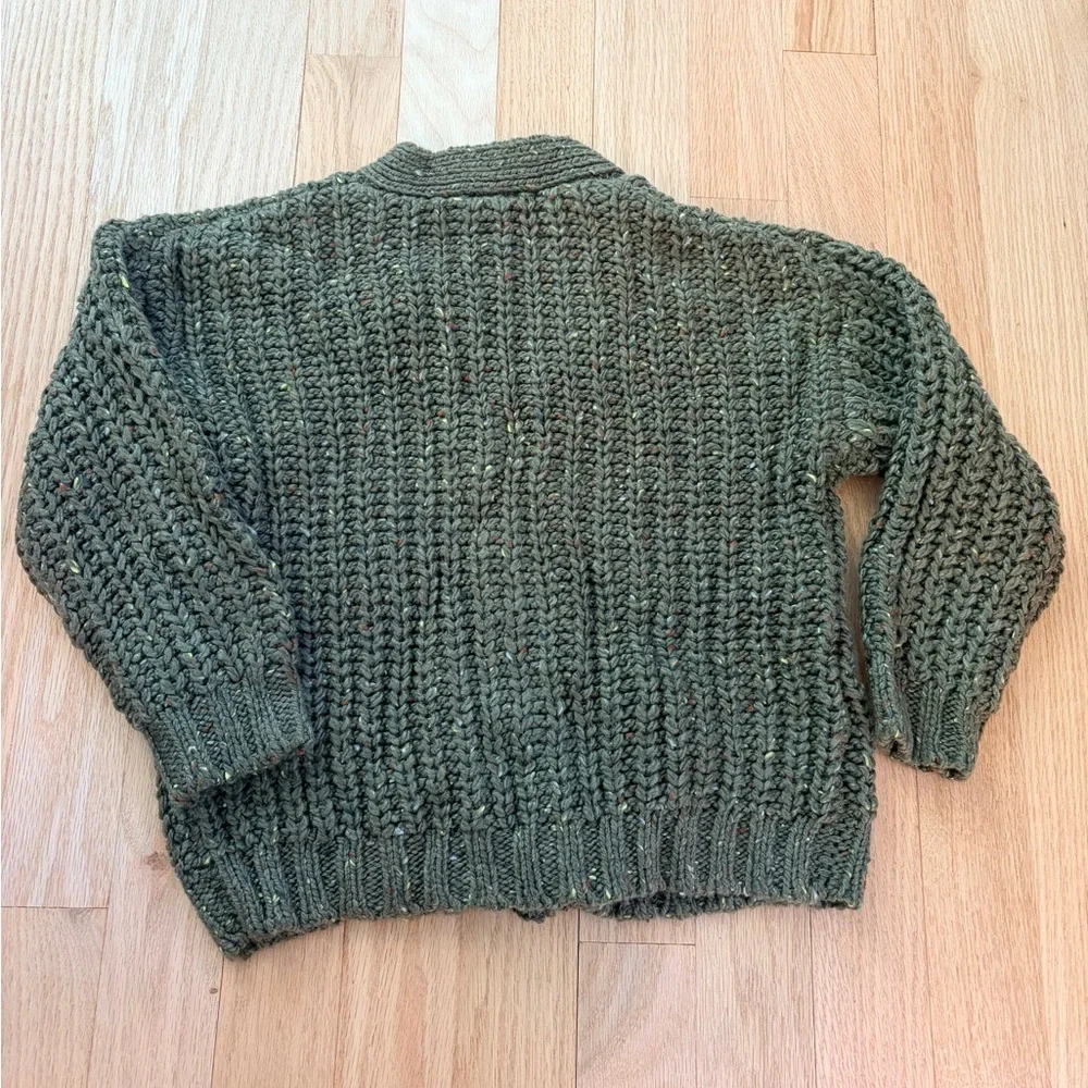 Zara Kids Chunky Knit Cardigan Sweater NWT Size 3-4Y - Picture 4 of 4